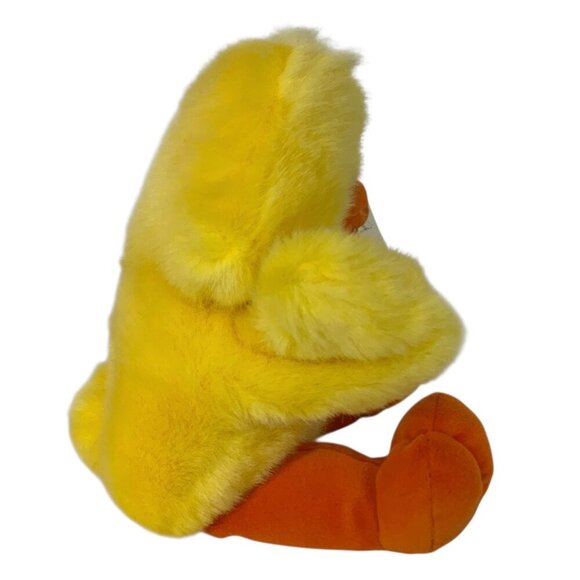 Plush Duck Hand Puppet Stuffed Animal With Orange Feet Bow Yangee Industries - Picture 4 of 7